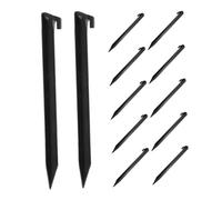 WOONEKY 12 Pièces Piquets de Accessoires de Camping Lourd pour Tentes Bâches pour Jardin Activités Extérieures
