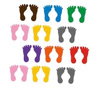 WOONEKY 12paires Autocollants Pour Escaliers Pvc Décalcomanies Décoratives Pour Sol École Stickers Pour Garçon Fille Mélange De Couleurs