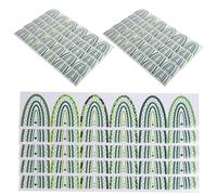 WOONEKY 15 Feuilles Bordure Autocollante Décorative Saint Patrick Motif Arc-ciel Bordure Adorable pour Tableau et Panneaux Affichage Fournitures de Festival