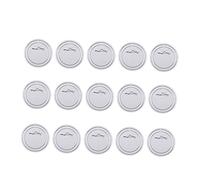 WOONEKY 15 pièces Broches Transparentes Épingles à Bouton Badges Décoratifs pour Projets DIY et Artisanat