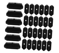 WOONEKY 150 Pièces Clips de Fixation Plastique pour Terrasse Système de Serrage Fixations Cachées pour Planches à Écart Étroit Haute Résistance Installation Facile
