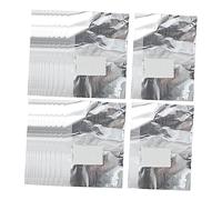 WOONEKY 150 pièces Wraps de Dissolvant Gel Ongles avec Coton Soak Off Pratique pour Manucure Enlever Gel Polish Rapidement et Facilement