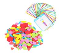 WOONEKY 155pièces Jouet Géométrique Puzzle De Formes Jouet Éducatif pour Garçon Fille Planche Cognitive Outil Éducation Précoce
