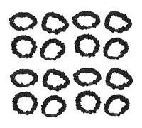 WOONEKY 15pièces Lot De Chouchous Élastiques à Cheveux Pour Filles Anneaux Bandes De Cheveux