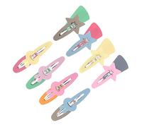 WOONEKY 16pièces Clips à Cheveux Couleur Bonbon Épingles à Cheveux Pour Accessoires De Coiffure Triangle Et Lapin Pour Événements Scolaires Et