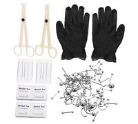 WOONEKY 1ensemble Kit De Bijoux De Piercing Corporel Pour Oreilles Nez Sourcils Et Nombrils Élégant Et Confortable à Porter