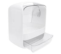WOONEKY 1pièce Boîte De Rangement Pour Cosmétiques Organisateur De Maquillage Transparent Pour Soin Peau Petite Pour Bureau Ou Coiffeuse
