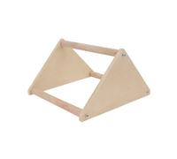 WOONEKY 1pièce Perchoir Triangulaire pour Oiseaux De Compagnie Support Stable pour Perroquets Et Poussins Naturel Et