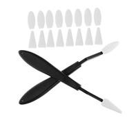 WOONEKY 2 ensembles Set de Estompeurs de Détail pour Croquis avec Têtes de Remplacement Outils de Fusion Précise pour Artistes et Étudiants Stylo avec Éponges pour Dessin Plein Air