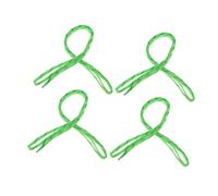 WOONEKY 2 Paires De Lacets De Hockey Lacets pour Baskets Accessoires De Hockey Lacets De Patins De Hockey Lacets De Chaussures Lacets Colorés en Polyester Vert