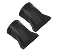 WOONEKY 2 Pièces Accessoire Buse Sèche-cheveux Noir pour Coiffage Bouclés Embout Concentrateur Léger Finition Douce Uniforme pour Sèche-cheveux Diamètre