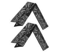 WOONEKY 2 Pièces Bandeau Élastique pour Sport et Activités Extérieures Accessoire de Cheveux Pirate de Qualité pour Yoga Running Cyclisme Style Élégant et Confort Optimal