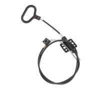 WOONEKY 2 Pièces Câble de Dégagement D Ring pour Fauteuil Inclinable Poignée de Remplacement Noir Facile à Installer pour Fauteuil Relax