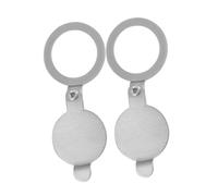 WOONEKY 2 pièces Cache-œil de Porte Cuivre Anti-regard Couvre-visionneuse Rotatif pour Sécurité et Confidentialité Protège Espionnage Poussière Lot pour Maison