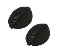 WOONEKY 2 pièces Coussinets Éponge Coiffure Inserts Volumateurs Cheveux Durables Mousse pour Coiffage Boucles et Style Naturel Adaptés Cheveux Longs et Épais