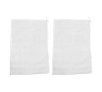 WOONEKY 2 Pièces Couverture Antigel pour Plantes en Non-tissé Cordon Blanc | Protection Hivernale, pour Jardiniers Amateurs et Pépinières, Arbres Fruitiers, Paniers Suspendus