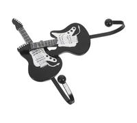 WOONEKY 2 Pièces Crochet Mural Décoratif Guitare Électrique Vintage | Installation Rapide, Style Rétro Musical, Rangement Compact, pour Paquet et Écharpes, Intérieur Extérieur