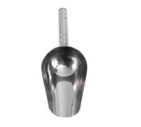 WOONEKY 2 Pièces Cuillère en Acier Inoxydable Récipient De Nourriture pour Animaux De Compagnie Cuillère Sucrée Ramasseur Cuillère à Peser La Nourriture pour Chien Tasse Pelle