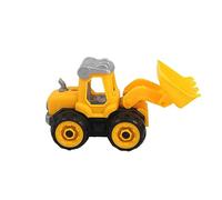 WOONEKY 2 pièces Éducatif Camion Chantier Garçon Fille Tractopelle et Excavatrice Plastique Développement Intelligence et Habileté Jeu DIY pour Garçons et Filles