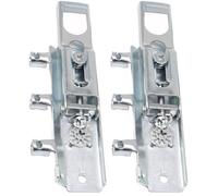 WOONEKY 2 pièces Kit Ferrure Métallique Suspendue pour Armoires Charnière Invisible et Robuste Fixation Cachée pour Placards Lourds Système de Suspension Sécurisé pour Meubles de Cuisine