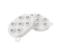WOONEKY 2 Pièces Moufles de Massage Manuel avec 7 Boules Rotatives à 360°, Soulagement Précis et Relaxation Profonde des Muscles, Matériau Pvc Pp et Acier, pour Usage Quotidien au Spa