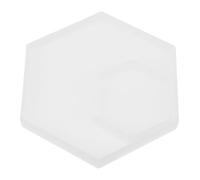 WOONEKY 2 pièces Moule Hexagonal Silicone pour Dessous de DIY Moule Cristal Époxy et Sûr pour Artisanales