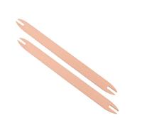 WOONEKY 2 Pièces Navettes de Tissage Naturel Kit Outils pour Métiers à Tisser Accessoires DIY pour Écharpes Pulls et Tapisseries