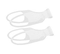 WOONEKY 2 pièces Outil Maquillage Taches Rousseur Réutilisable Silicone Accessoire Visage Portable Mains pour Look Naturel Fête et Mariage