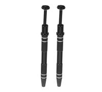 WOONEKY 2 pièces Pince de Précision Griffes pour Composants Électroniques Outil de Ramassage Compact et pour Puces Ic et Vis Prise Fiable et Précise Lot de Noir