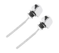 WOONEKY 2 Pièces Poignée de Réservoir de Toilette Plastique Kit de Réparation pour à Montage Latéral Accessoire de sans Fuite pour Salle de Bain à Domicile et Hôtels