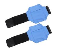 WOONEKY 2 Pièces Sangle de Jambe pour Téléphone Portable Non Glissante Bande Élastique Réglable pour Femmes et Hommes, Course à Pied Moto