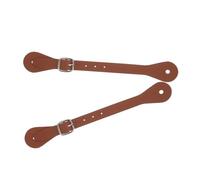 WOONEKY 2 Pièces Sangles Éperons Cuir Synthétique Réglables Lot de Ceinture Vintage avec Boucle Métallique pour Équitation et Style Western