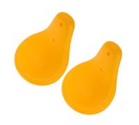 WOONEKY 2 pièces Siège de Balançoire Plastique Résistant Aux Intempéries Remplacement pour Aire de Jeux Extérieure Couleur Jaune Facile à Nettoyer et Sécurisé pour Garçon Fille