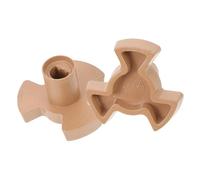 WOONEKY 2 pièces Support de Plateau Tournant pour Four Micro Ondes Plastique Coupleur de Guide Stable et Facile à Installer de Remplacement pour Plateau Tournant