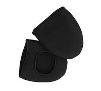 WOONEKY 2 Pièces Surchaussures de Imperméables et Coupe Vent Protection Thermique Couvre Chaussures Half Cover Ajustables pour Cyclisme Protection Pluie Noir