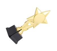 WOONEKY 2 pièces Trophées Garçon Fille Plastique Récompenses Légères pour Concours Scolaires et Jeux Souvenirs de Victoire pour Garçons et Filles Réutilisable