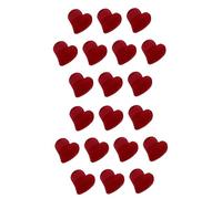 WOONEKY 20 Pièces Agrafe D'amour Barrette Attrape Cheveux Griffe De Cheveux Coeur Saint Valentin Pince à Cheveux Pour Femmes Pinces à Griffes Pour Femmes Poignée Mini-clips Rouge Flocage