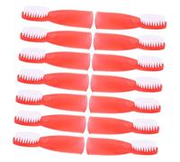WOONEKY 20 Pièces Brosse à Dents pour Prisons de Mini Brosses à Dents Portables Protection Digitale Nettoyage Oral et Amélioré Conçu