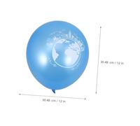 WOONEKY 20 Pièces carte ballon lumière décors terre ballons scolaires Enseignement Décorer