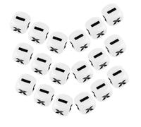 WOONEKY 20 pièces Dés Mathématiques Éducatifs Outil Apprentissage Addition et Soustraction pour École Supports Manipulables pour Classes Calculs Ludiques Multiplication Division