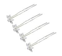 WOONEKY 20 pièces Lot de Épingles à Cheveux U Perles et Fleurs avec Accessoires Décoratifs Chics Mariages et Élégantes