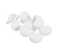 WOONEKY 20 Pièces Lot de Inserts Silicone Blanc pour Fabrication de Jouets à Bulles Accessoires de Remplacement pour Poupées DIY Cores Antistress pour Jeux Créatifs et Relaxation