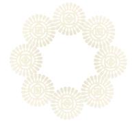 WOONEKY 20 Pièces Palette de Mélange Ongles avec Roue Présentoir Faux Ongles Forme Fleur Palette Antiadésive pour Mélange et Affichage Nail Art Professionnel