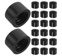 WOONEKY 20 Pièces Tapis de Bol pour Support de Skateboard Inserts de coupelle pivotante Accessoire Longboard Accessoire de Skateboard coupelles Pivot pour Le Patinage de Rue Black