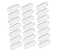 WOONEKY 200 pièces Embouts Caoutchouc Transparents pour Bandeau Accessoires DIY Confortables Capuchons de Remplacement pour Extrémités de Bandeaux Protection Souple et