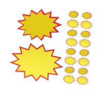 WOONEKY 200 pièces Étiquettes Prix Autocollantes pour Surface Lisse Bords Ronds Couleur Vive Étiquettes Prix Vierges Pratiques pour Fruits Légumes Commerces et