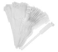 WOONEKY 200 Pièces Tear-resistant Writable Medical Id Bracelets For Elderly Patient Identification Hospital Wristbands