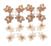 WOONEKY 24 pièces Breloques Ours Résine DIY Petites Charms pour Collier Bracelet Porte-clés Fille Bricolage Accessoires Bijoux