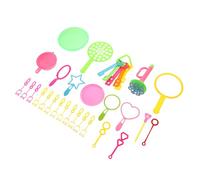 WOONEKY 26 pièces Set Bâtons à Bulles Colorés pour Garçon Fille de Plein Air avec Plateau Facile à Tenir pour Plage Piscine et Fêtes Estivales Couleur Aléatoire Couleur Aléatoire