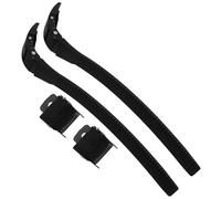 WOONEKY 2ensemble Set Sangles Ajustables avec Boucle pour Patins à roulettes Accessoires Solides pour Fixation Stable des Chaussures De Roller avec Vis Incluses